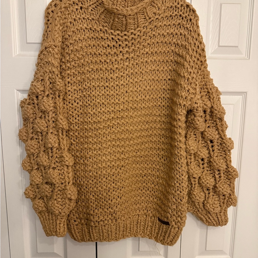 Simply Couture Camel Knit Sweater